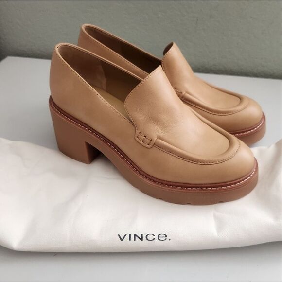 New! VINCE Rowe Leather Lug Loafer Women's Size 7 - Picture 2 of 8